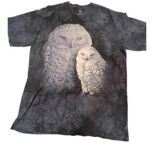 The Mountain Owl Tshirt Unisex Size Large EUC